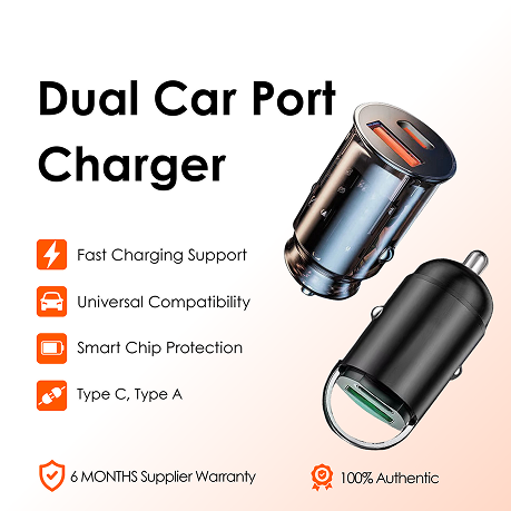 Dual Port Car Charger