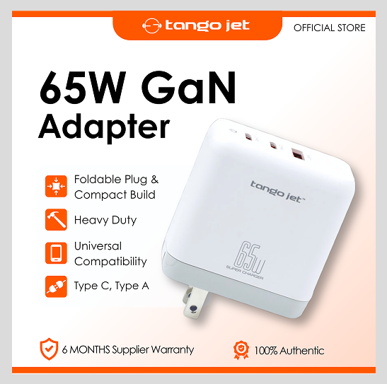 Tango Jet 65W GaN Adapter